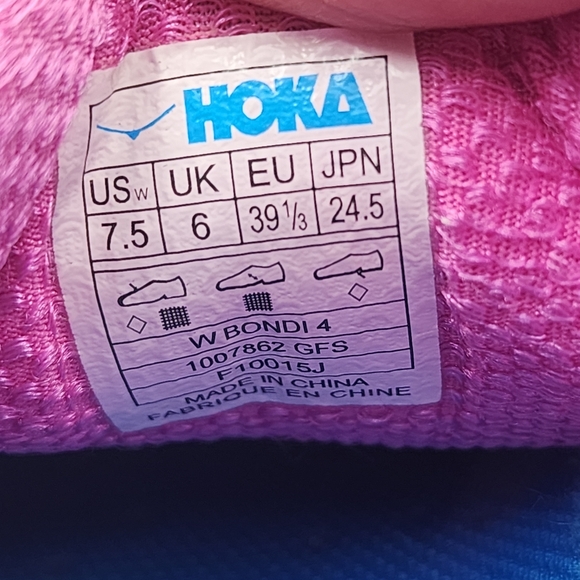 Hoka One One Bondi 4 Womens 7 - Picture 9 of 10